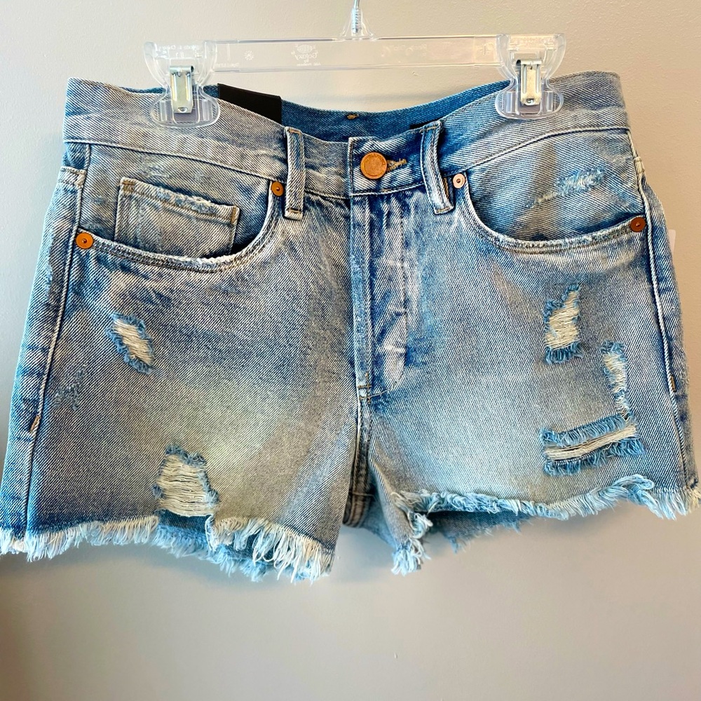 Size 26 BLANKNYC High-Rise, Distressed Jean Short